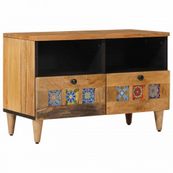 Szafka pod telewizor Naturalny 70 x 33 x 46 cm Drewno z mango