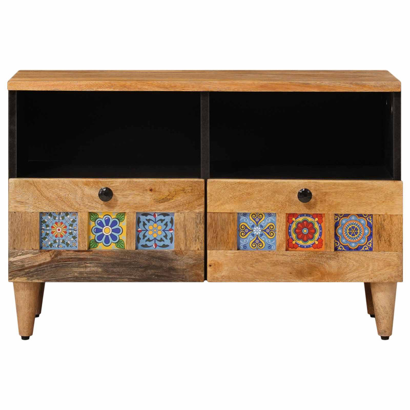 Szafka pod telewizor Naturalny 70 x 33 x 46 cm Drewno z mango