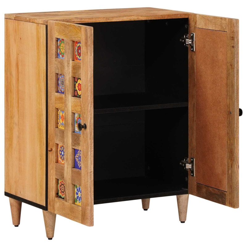 Bufet Naturalny 60 x 33,5 x 75 cm Drewno z mango
