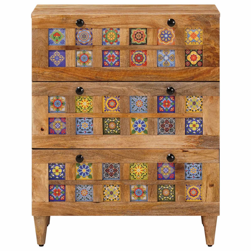 Bufet Naturalny 60 x 33 x 75 cm Drewno z mango