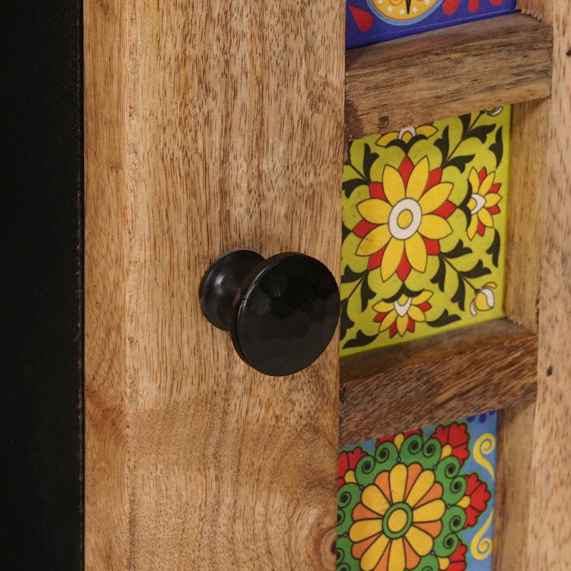 Stolik kawowy Naturalny 80 x 50 x 40 cm Drewno z mango