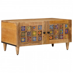 Stolik kawowy Naturalny 80 x 50 x 40 cm Drewno z mango