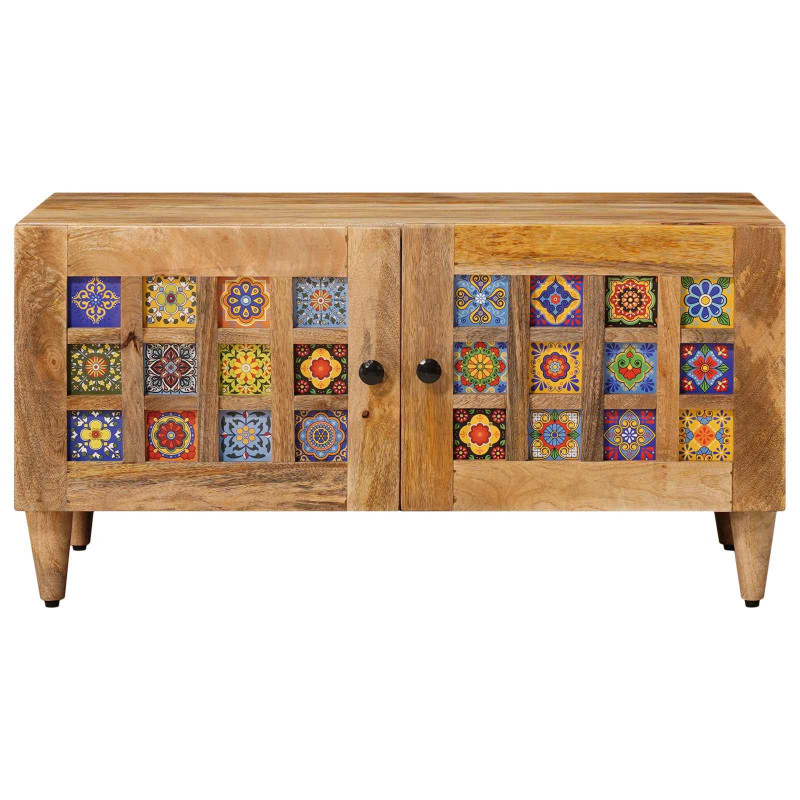 Stolik kawowy Naturalny 80 x 50 x 40 cm Drewno z mango