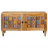 Stolik kawowy Naturalny 80 x 50 x 40 cm Drewno z mango