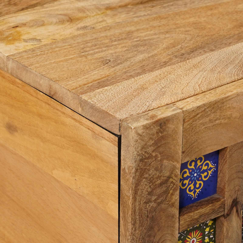 Stolik kawowy Naturalny 80 x 50 x 40 cm Drewno z mango