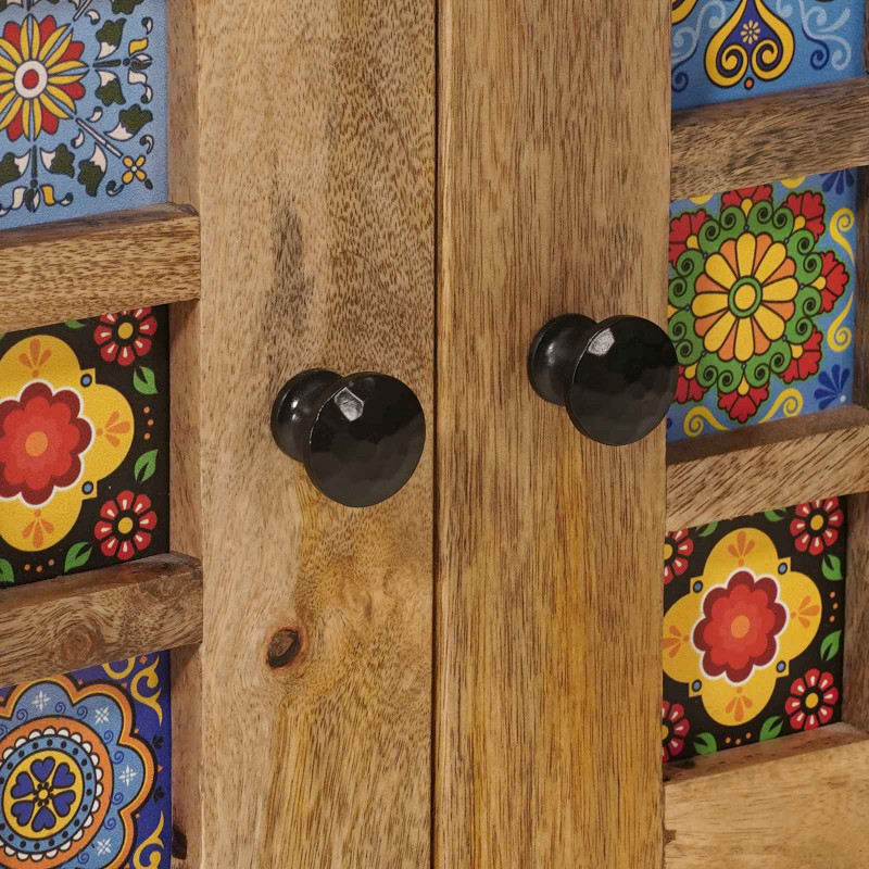 Stolik kawowy Naturalny 80 x 50 x 40 cm Drewno z mango