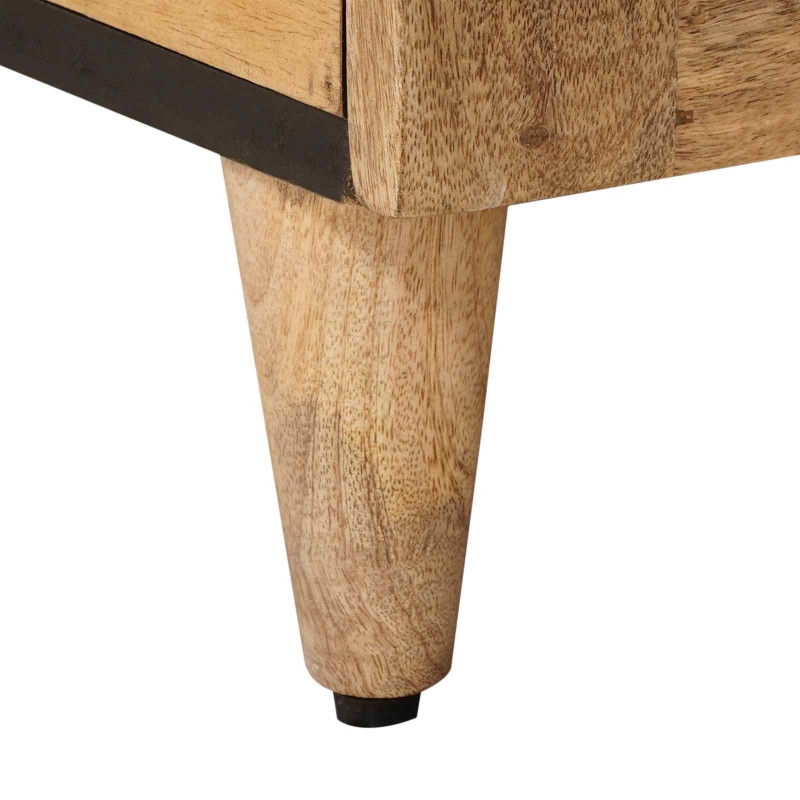Stolik kawowy Naturalny 80 x 50 x 40 cm Drewno z mango