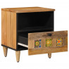 Szafka Nocna 2 pcs Naturalny 40 x 33 x 46 cm Drewno z mango
