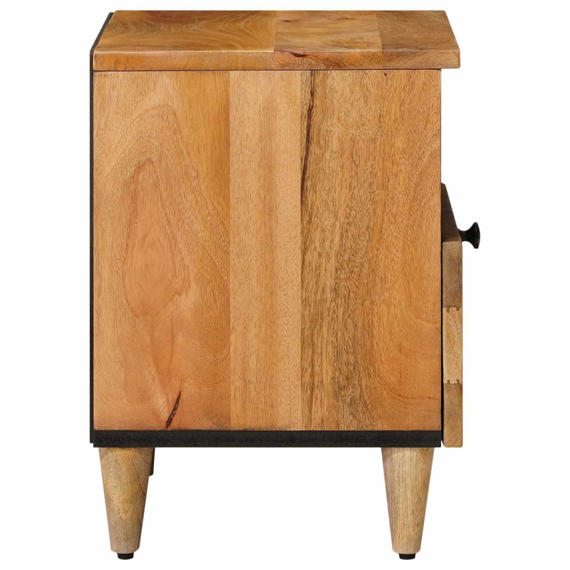 Szafka Nocna 2 pcs Naturalny 40 x 33 x 46 cm Drewno z mango