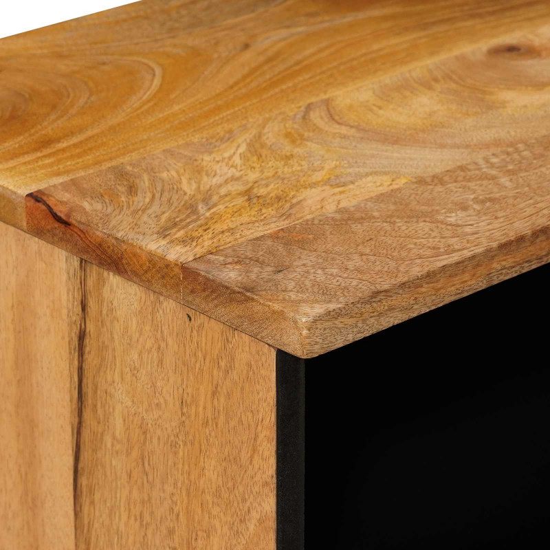 Szafka Nocna 2 pcs Naturalny 40 x 33 x 46 cm Drewno z mango