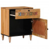 Szafka Nocna Naturalny 50 x 33 x 60 cm Drewno z mango
