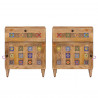 Szafka Nocna Naturalny 50 x 33 x 60 cm Drewno z mango