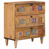 Szafka Nocna Naturalny 50 x 33 x 62 cm Drewno z mango