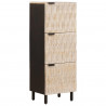 Highboard Wykończenie w kolorze białego prania 40 x 33 x 110 cm