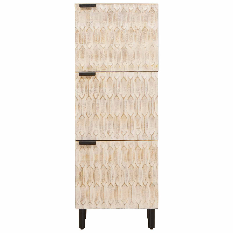 Highboard Wykończenie w kolorze białego prania 40 x 33 x 110 cm