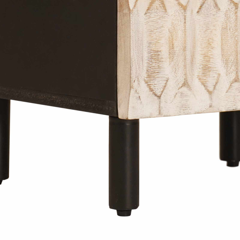 Highboard Wykończenie w kolorze białego prania 40 x 33 x 110 cm