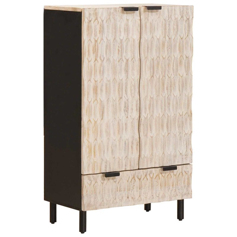 Highboard Wykończenie w kolorze białego prania 60 x 33 x 100 cm