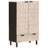 Highboard Wykończenie w kolorze białego prania 60 x 33 x 100 cm