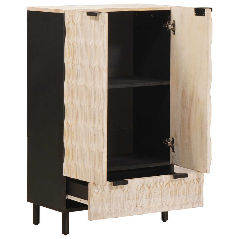 Highboard Wykończenie w kolorze białego prania 60 x 33 x 100 cm