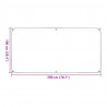 Przezroczysta plandeka z oczkami 1x2 m PVC