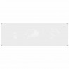 Przezroczysta plandeka z oczkami 1x3 m PVC
