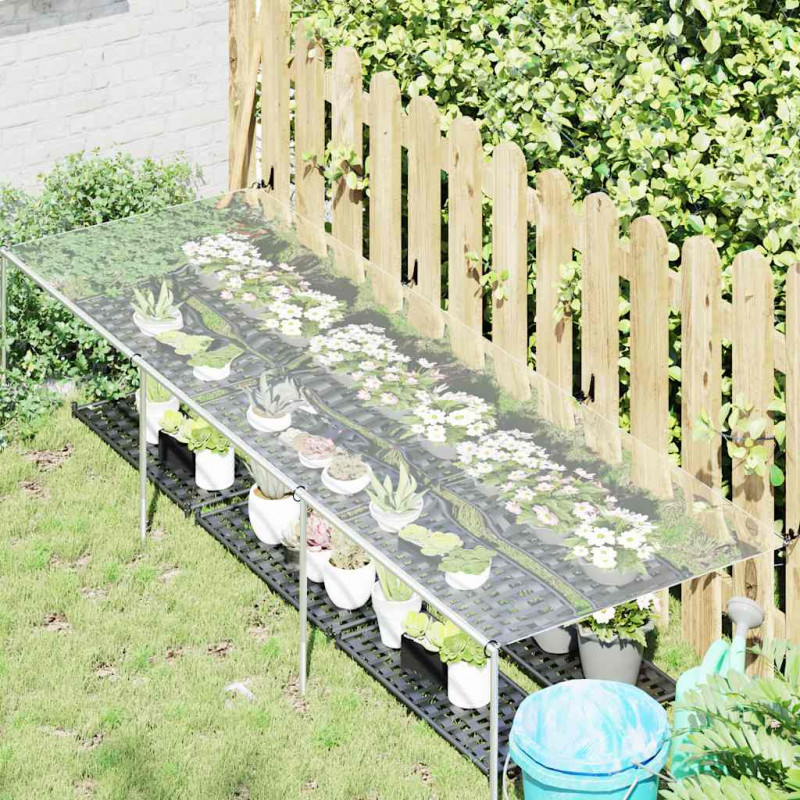 Przezroczysta plandeka z oczkami 1x3 m PVC