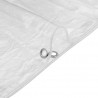 Przezroczysta plandeka z oczkami 1x3 m PVC
