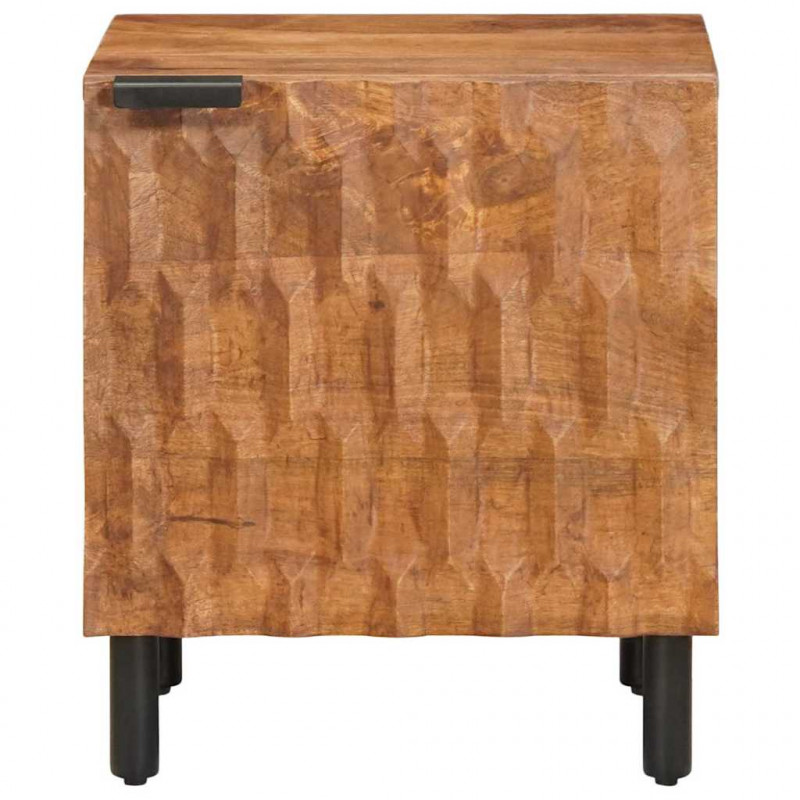 Szafka Nocna Brązowy 40 x 33 x 46 cm Drewno z mango