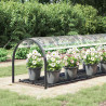 Przezroczysta plandeka z oczkami 1x5 m PVC