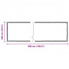 Przezroczysta plandeka z oczkami 1x5 m PVC