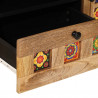 Szafka pod telewizor z szufladą Naturalny 105 x 33,5 x 46 cm