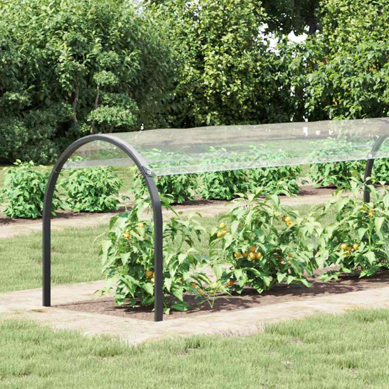 Przezroczysta plandeka z oczkami 1x6 m PVC