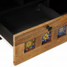 Szafka pod telewizor z szufladą Naturalny 100 x 33,5 x 46 cm