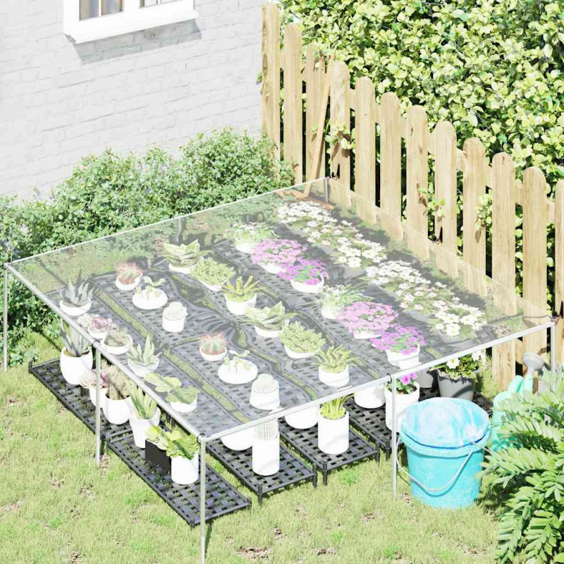 Przezroczysta plandeka z oczkami 2x2 m PVC