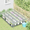 Przezroczysta plandeka z oczkami 2x3 m PVC