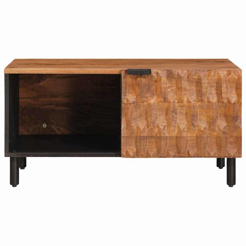 Stolik kawowy Brązowy 80 x 50 x 40 cm Drewno z mango