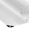 Przezroczysta plandeka z oczkami 2x3 m PVC