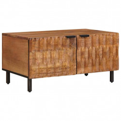 Stolik kawowy Brązowy 80 x 50 x 40 cm Drewno z mango