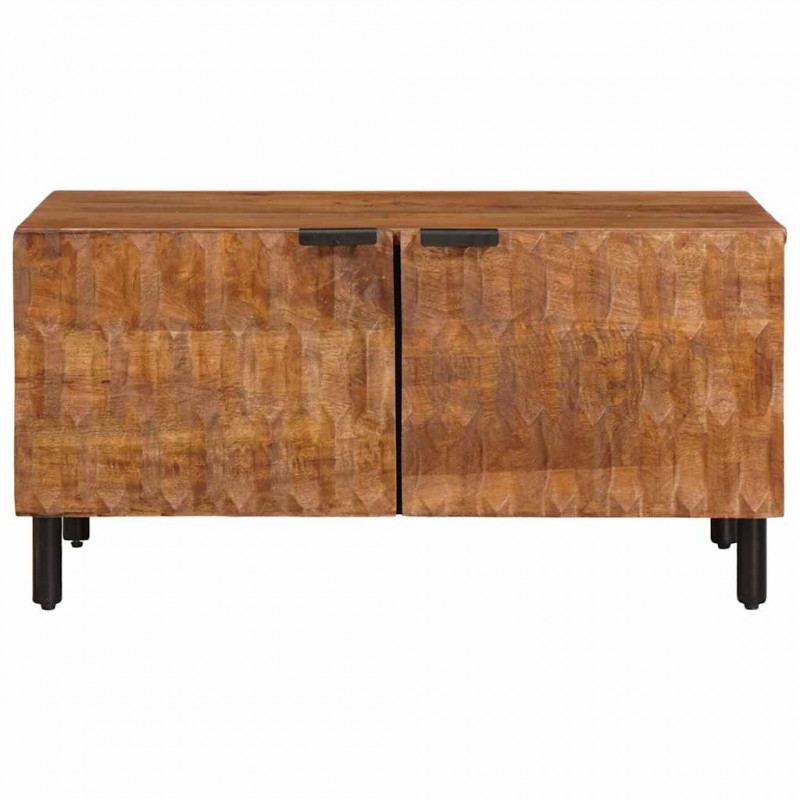 Stolik kawowy Brązowy 80 x 50 x 40 cm Drewno z mango