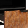 Szafka Nocna 2 pcs Brązowy 40 x 33 x 46 cm Drewno z mango