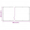 Przezroczysta plandeka z oczkami 2x8 m PVC