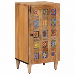 Bufet z drzwiami Naturalny 40 x 33,5 x 75 cm Drewno z mango