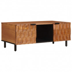 Stolik kawowy Brązowy 100 x 54 x 40 cm Drewno z mango