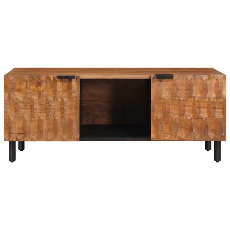 Stolik kawowy Brązowy 100 x 54 x 40 cm Drewno z mango