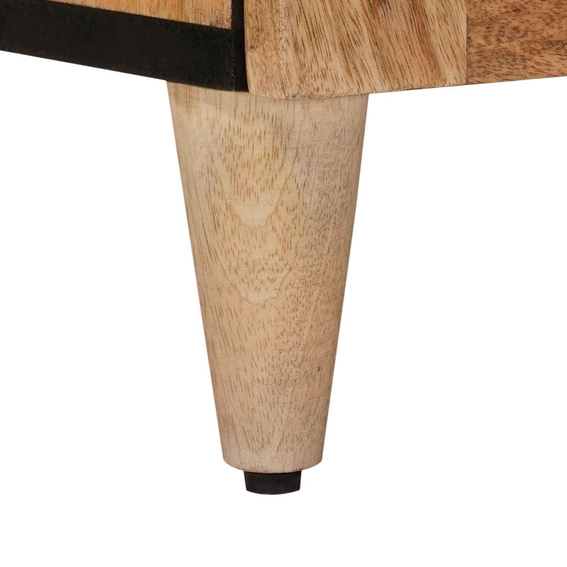Bufet z drzwiami Naturalny 40 x 33,5 x 75 cm Drewno z mango