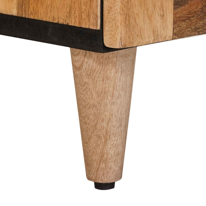 Bufet z drzwiami Naturalny 60 x 33,5 x 75 cm Drewno z mango