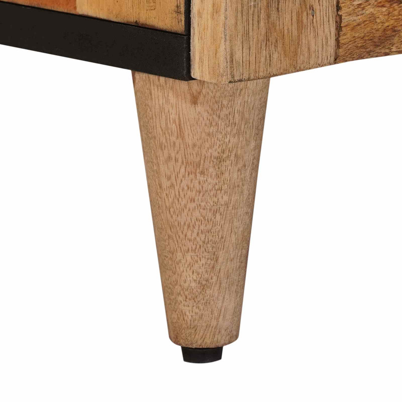 Bufet z drzwiami Naturalny 60 x 33,5 x 75 cm Drewno z mango