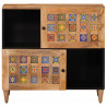 Bufet z drzwiami Naturalny 80 x 33,5 x 75 cm Drewno z mango