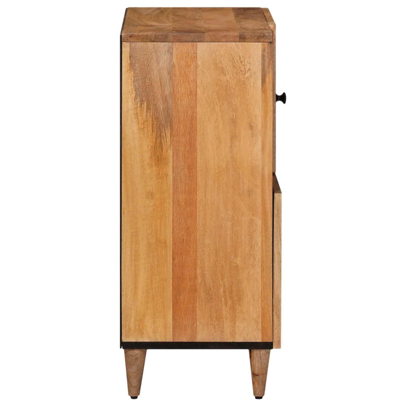 Bufet z drzwiami Naturalny 80 x 33,5 x 75 cm Drewno z mango