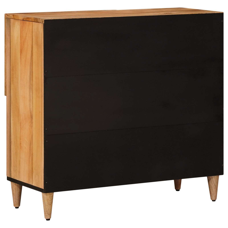 Bufet z drzwiami Naturalny 80 x 33,5 x 75 cm Drewno z mango